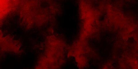 Red steam on a black background, red hues glowing through a cloudy night sky, red smoke watercolor on black background, abstract red and black smoke clouds grunge background.