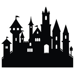 Obraz premium castle vector illustration