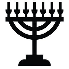 menorah vector illustration