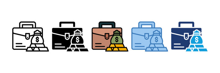 Investment Icon Element For Design