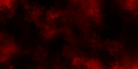 Red steam on a black background, red hues glowing through a cloudy night sky, red smoke watercolor on black background, abstract red and black smoke clouds grunge background.