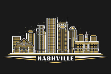 Vector illustration of Nashville