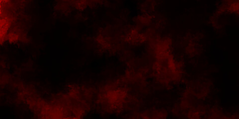 Red steam on a black background, red hues glowing through a cloudy night sky, red smoke watercolor on black background, abstract red and black smoke clouds grunge background.
