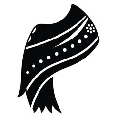 black and white shark