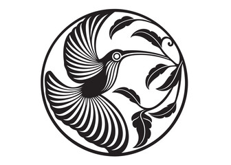 Hummingbird logo silhouette vector illustration,
hummingbird logo vector icon illustration, colibri flying bird logo vector silhouette, humming birds silhouette vector illustration on white background