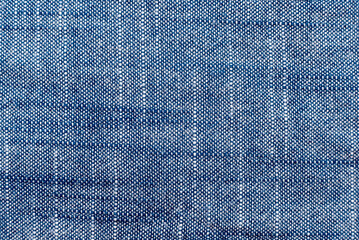 Texture of blue denim fabric. Textile. Jeans. Fashion