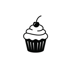 cupcake with cherry