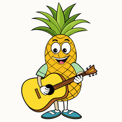 pineapple cartoon illustration