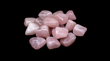 Tumbled Polished Rose Quartz Heart Crystal for Healing and Energy Work

