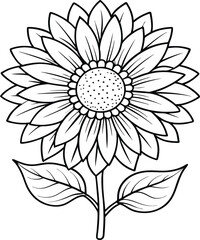 vector illustration of a flower
