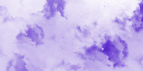 Abstract purple water color hand painted art victor illustration. white purple painted smoky textured white color powder explosion. white and purple Smoke background elegant luxury space .