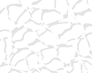 White Ocean Wave Clipart with Drop Shadow – Transparent Summer Element