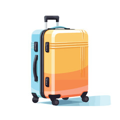 Professional Travel Suitcase Vector Illustration for Tourist Website Designs