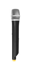 One cordless microphone. Isolated