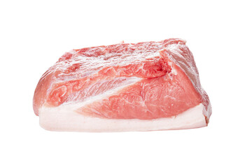 Uncooked and raw meat. Isolated