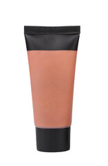 Tubes with make up liquid foundation. Isolated on transparent background