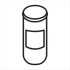 Anti biotik icon outline vector