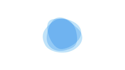 blue pills isolated on white