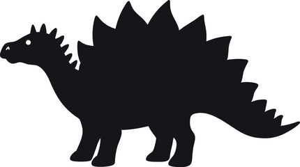 Naklejka premium Stegosaurus Vector Illustration Design