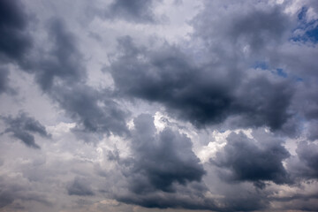 Obraz premium dark storm clouds with background,Dark clouds before a thunder-storm. 
