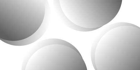White geometric abstract background overlap layer on bright space with lines effect decoration. Modern graphic design element circles style concept for banner, modern vector arts