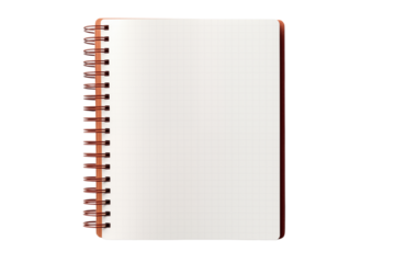 Blank Spiral Notebook: Perfect for Planning & Note-Taking isolated on transparent background png