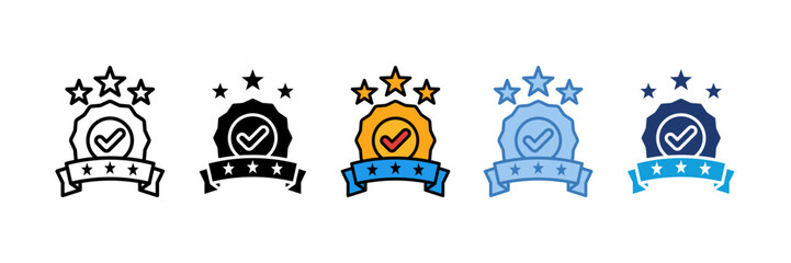 Quality Policy Icon Element For Design