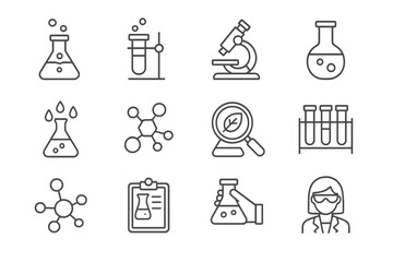Laboratory equipment and scientific tools for chemical experiments and research activities