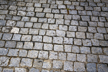 Stone pavement textured, Old brick pavement