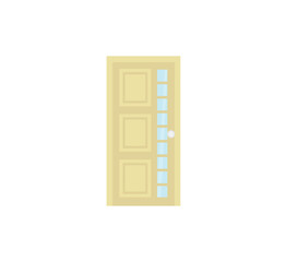 vector illustration of a door