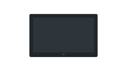 tablet pc isolated on white background
