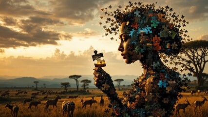 Missing Piece - Surreal Jigsaw Art