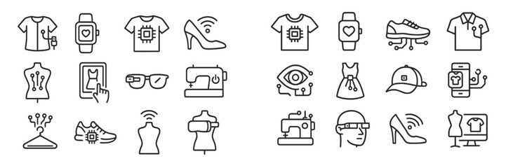 Creative designs showcase modern fashion technology in urban setting during sunny afternoon