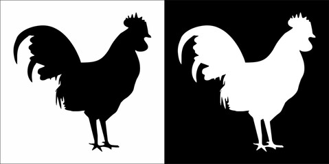 Animals silhouette vector illustration