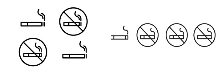 No smoking signs promoting a healthier environment in public spaces and their importance for community health awareness