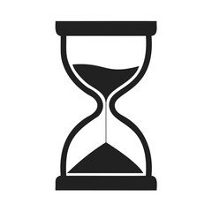 Hourglass Icon Time Management, Deadline, and Sand Timer Symbol