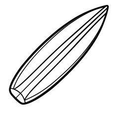 Surfing Board vector Sketch