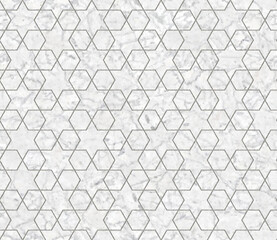 seamless sofia marble star and hexagon cladding for external walls and facades internal floor paving texture pattern	