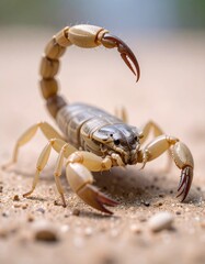 detailed close up image of a scorpion