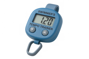 Swimmer's tempo trainer showing 1.20 on transparent background