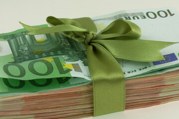 Liasse cadeau de billets 