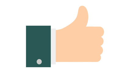 Thumbs Up Hand Gesture Approval