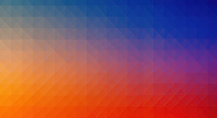 Abstract geometric pattern of triangles in gradient colors