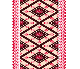 Geometric ethnic pattern, Vector, Seamless pettern, Navajo, Native american, Fashion, color desing.