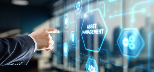 Asset management Business technology internet concept. Real Estate