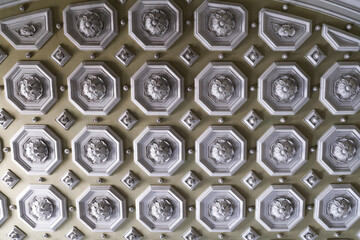 teto boiserrie barroco rococó palácio detalhes europa