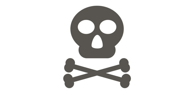 Classic Skull and Crossbones Icon