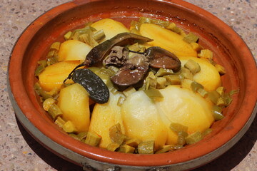 Fresh Moroccan Tajine Close Up