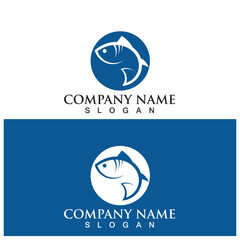 Obraz premium Fish logo template