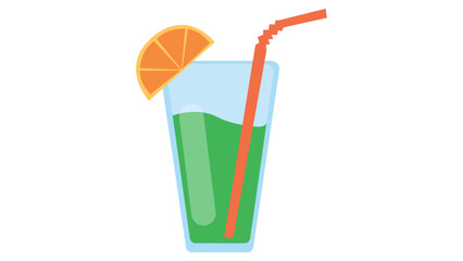 Glass of Orange Juice Icon